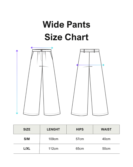 Beige Linen Wide-Leg Pants