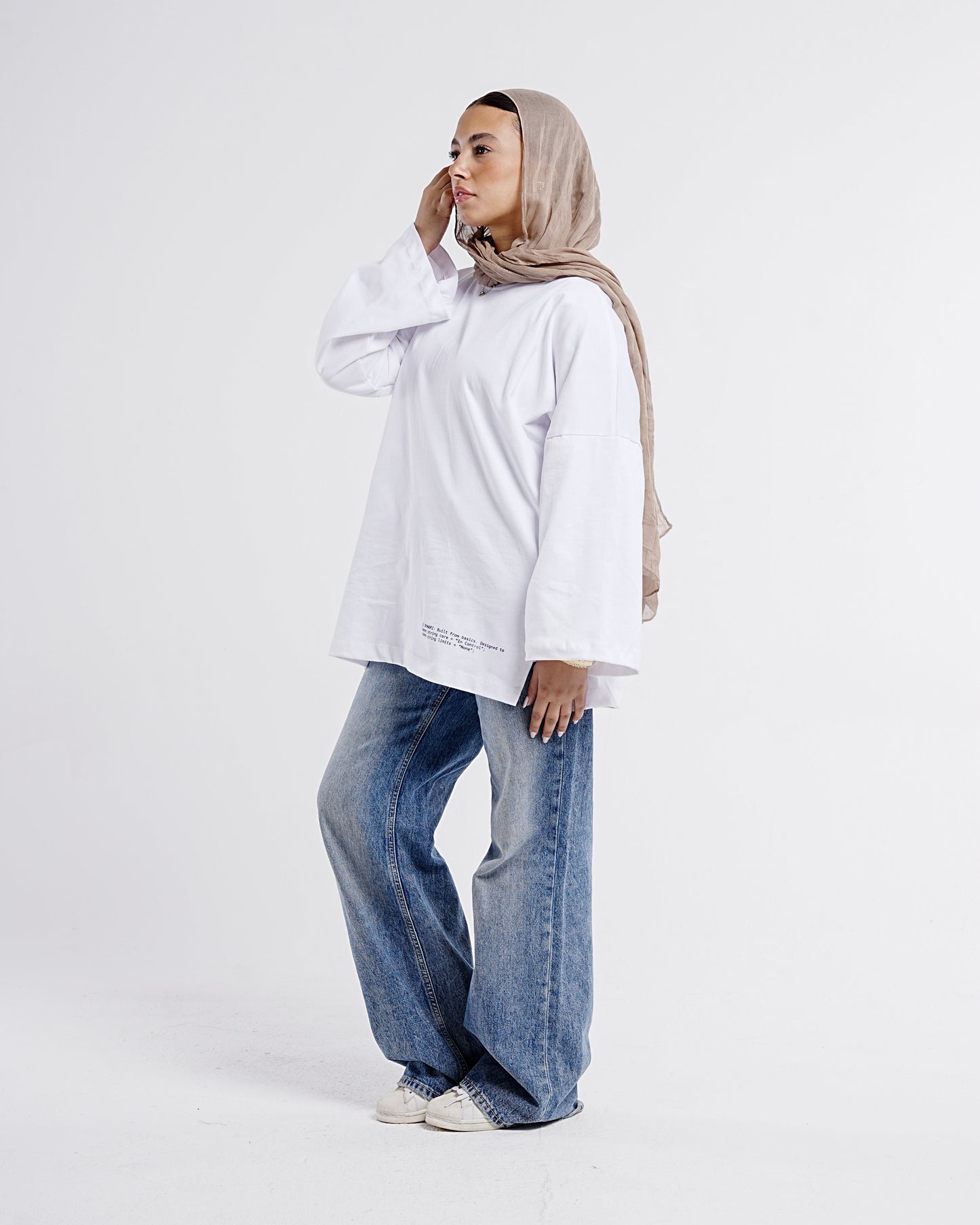 White Oversized Tshirt