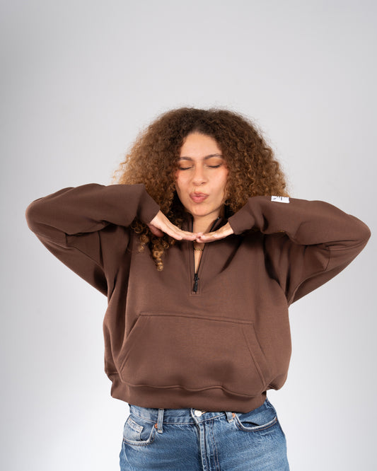 The Cozy Sweater in Brown