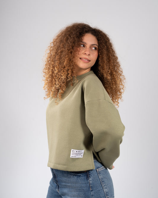 The Essential Winter Crew – Olive