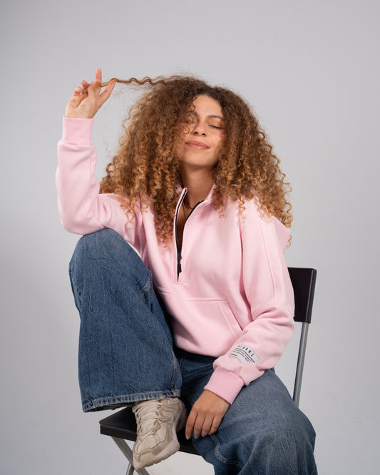 The Cozy Sweater in Pink