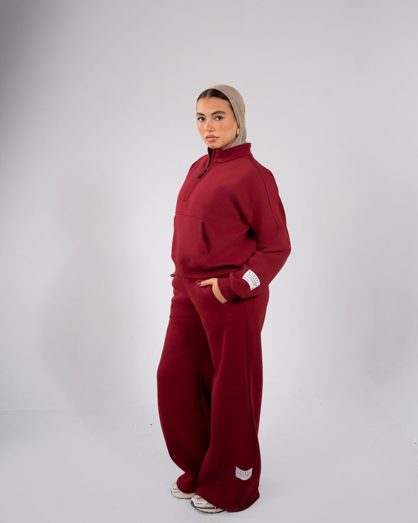 The Cozy Pants in Burgundy