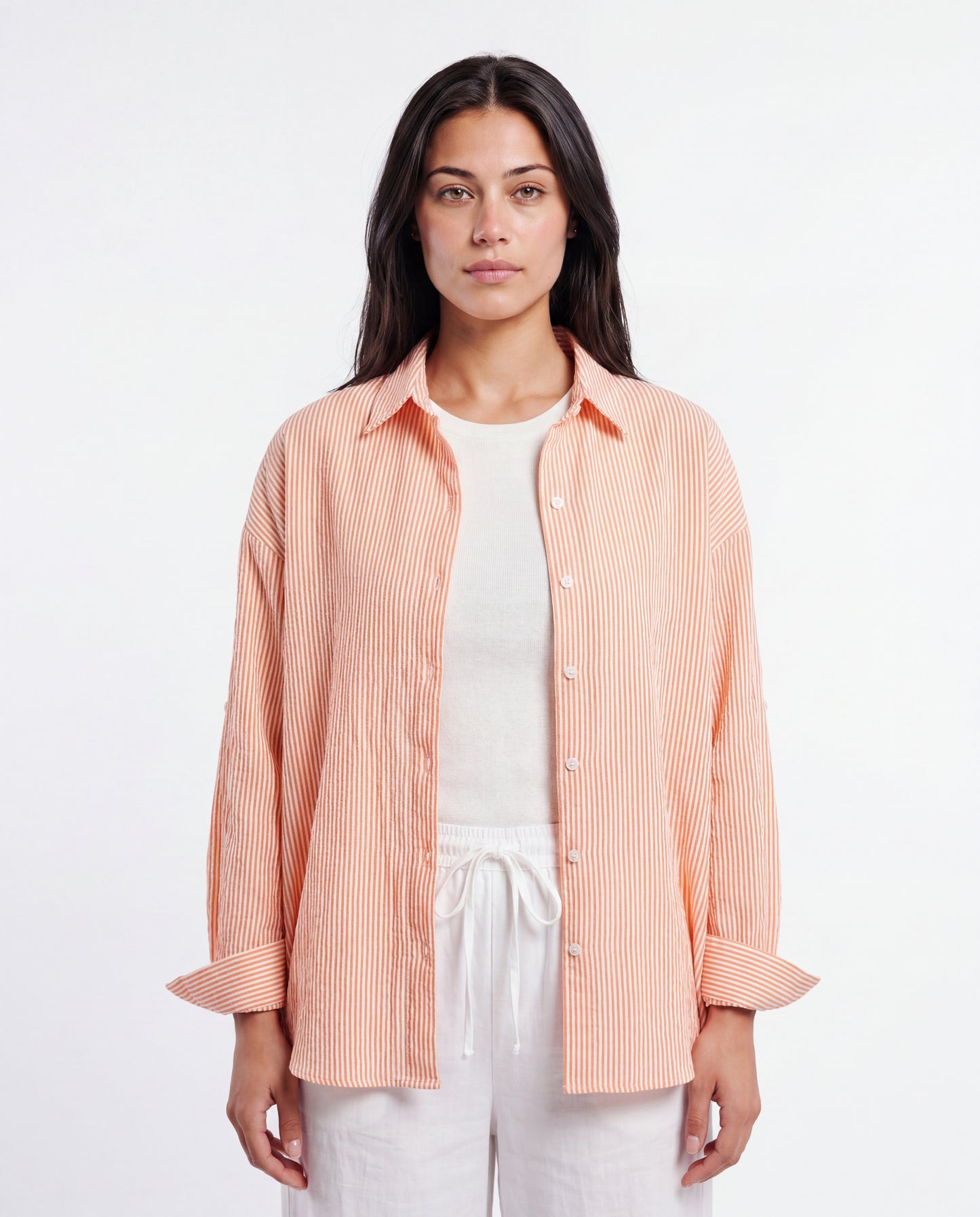 Golden Hour Stripe Oversized Shirt