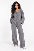 Rib Knit Set — Grey