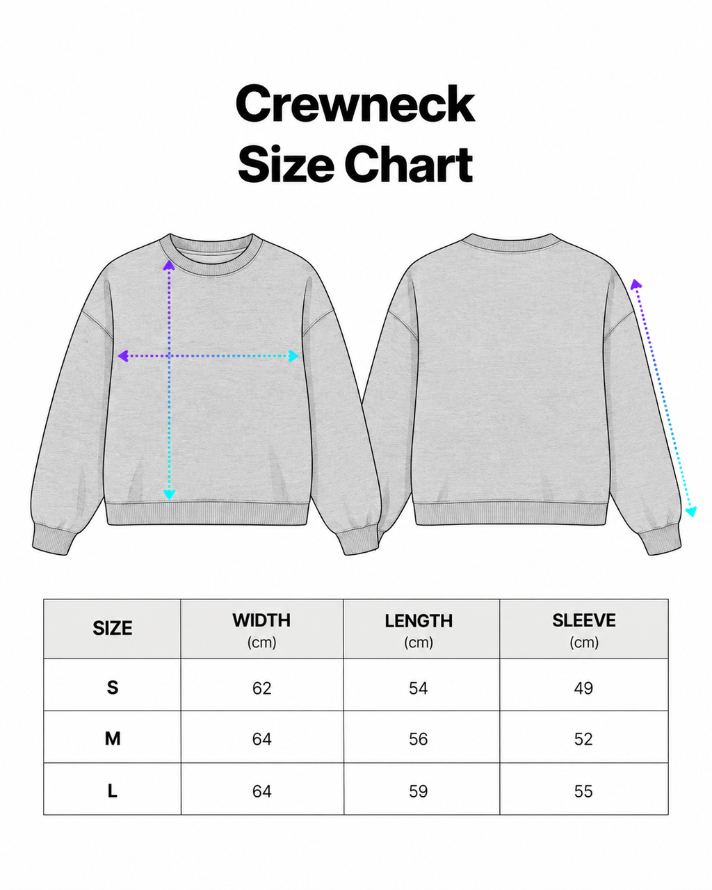 Boxy Cropped Crewneck — Brown