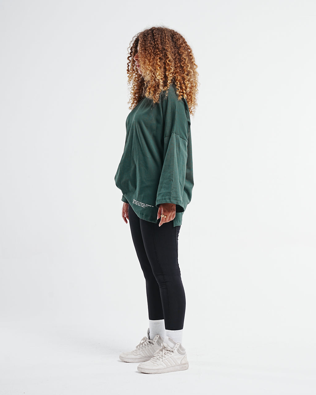 Relaxed Oversized Tee — Olive