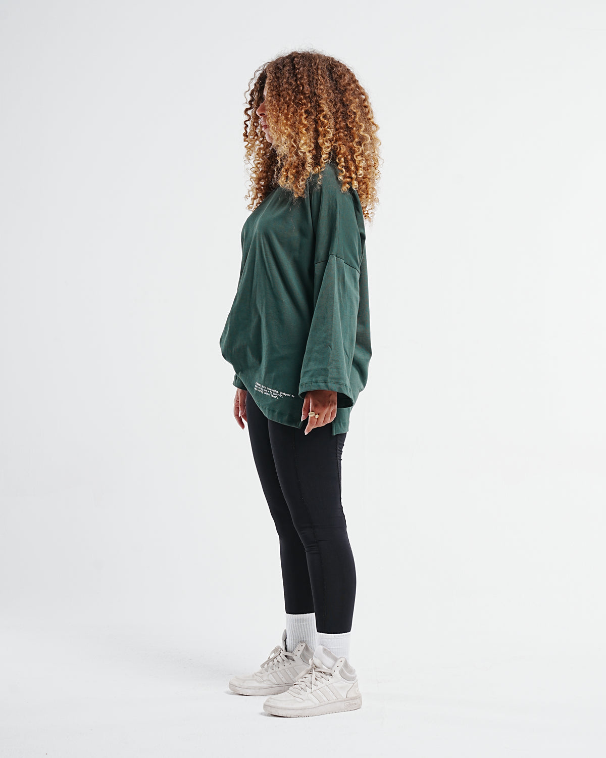 Relaxed Oversized Tee — Olive
