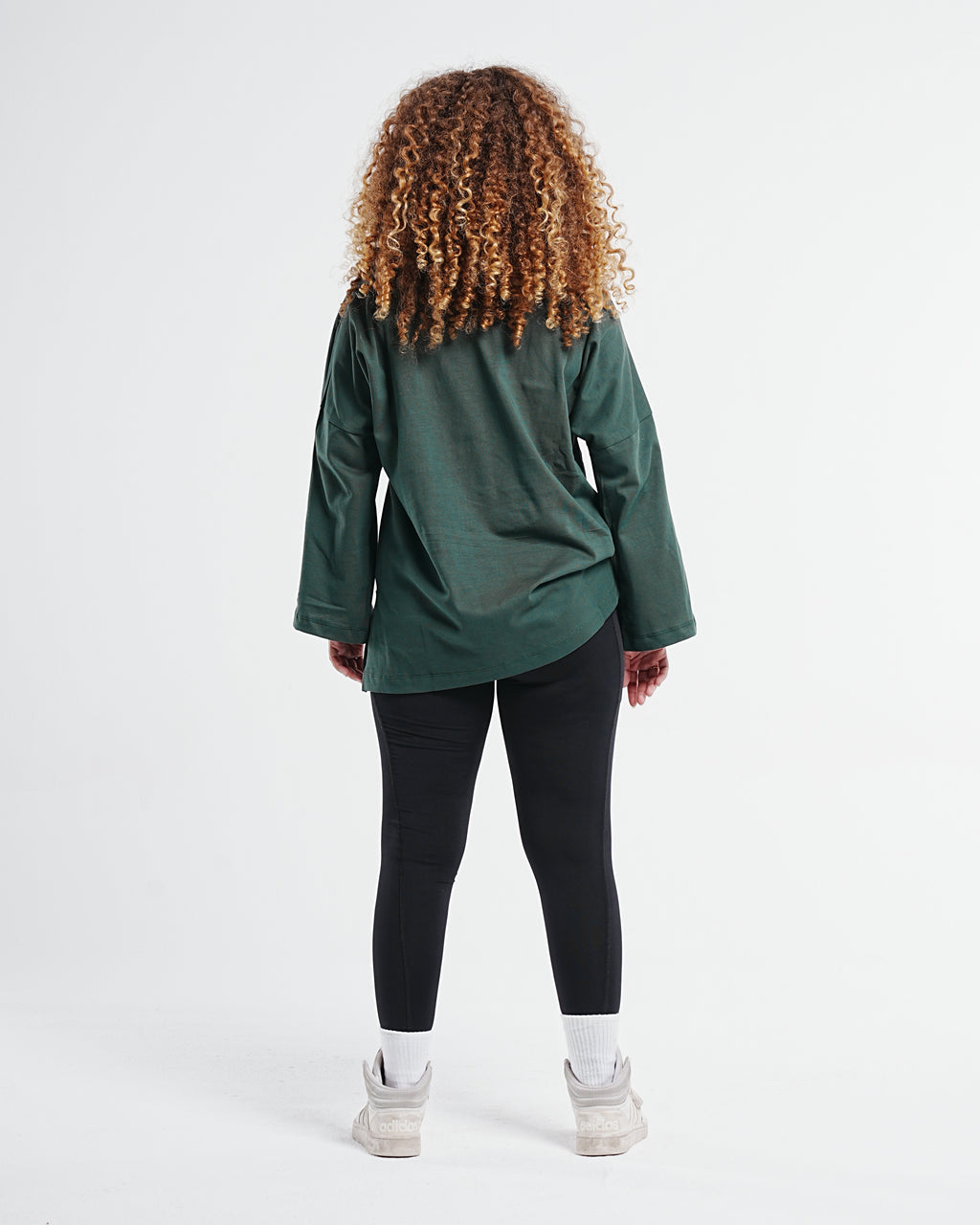 Relaxed Oversized Tee — Olive