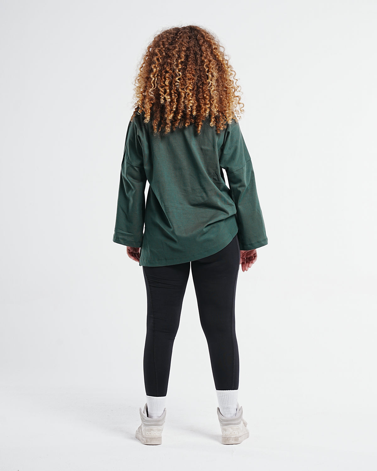 Relaxed Oversized Tee — Olive
