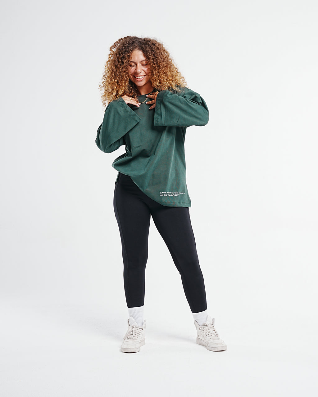 Relaxed Oversized Tee — Olive