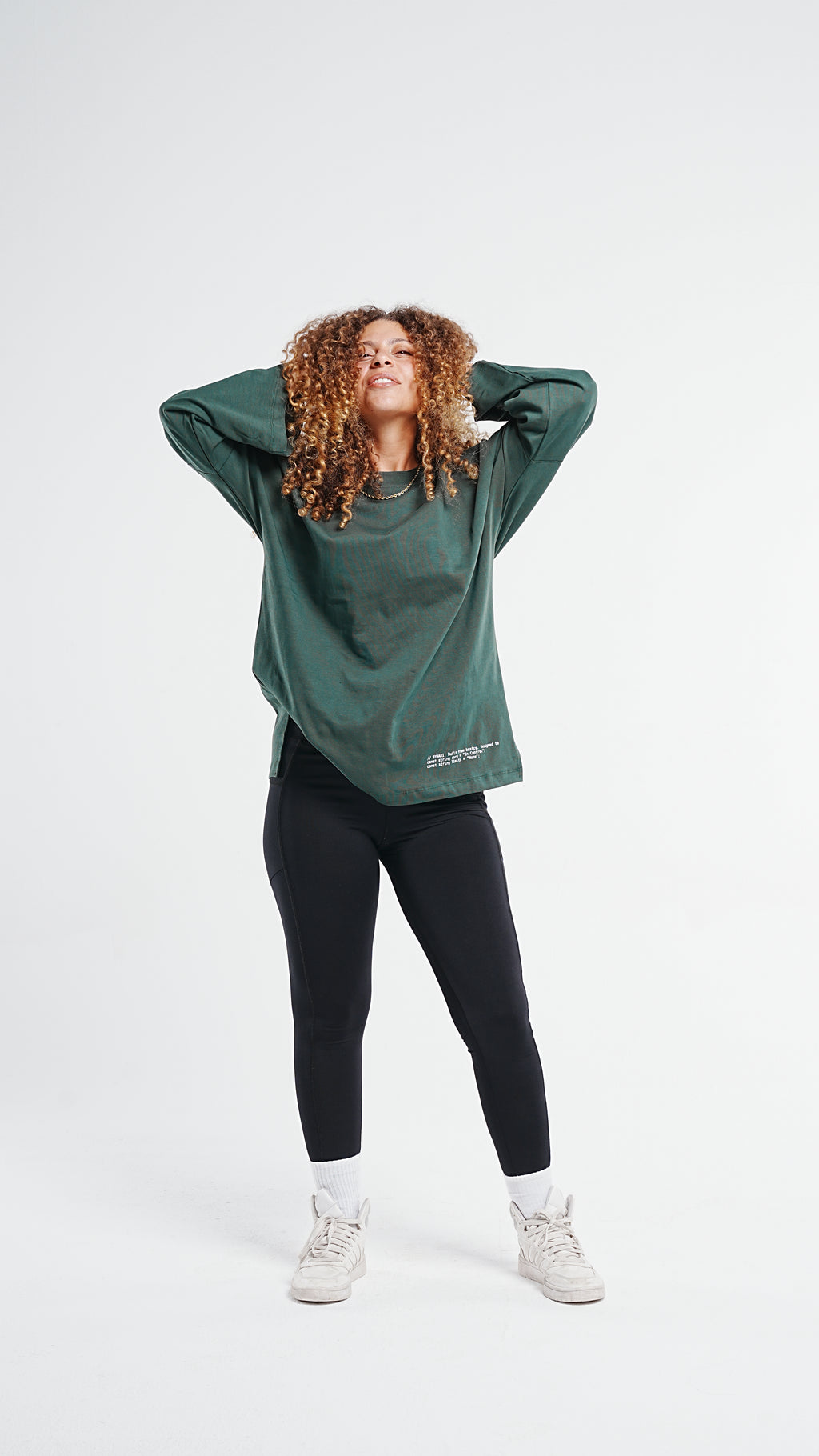 Relaxed Oversized Tee — Olive
