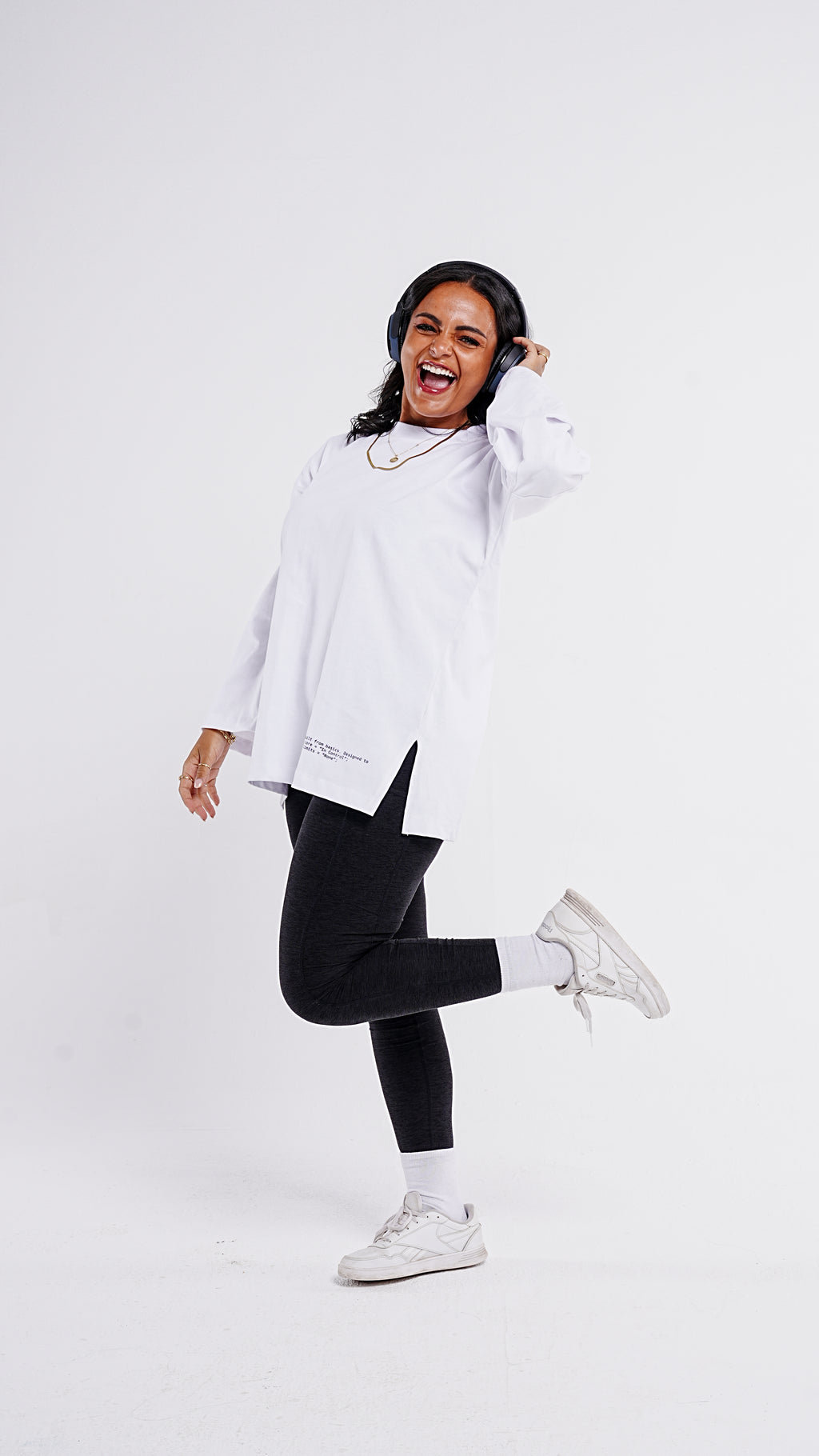 Relaxed Oversized Tee — White