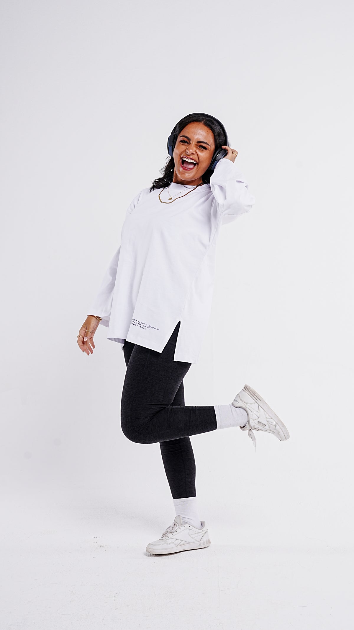 Relaxed Oversized Tee — White
