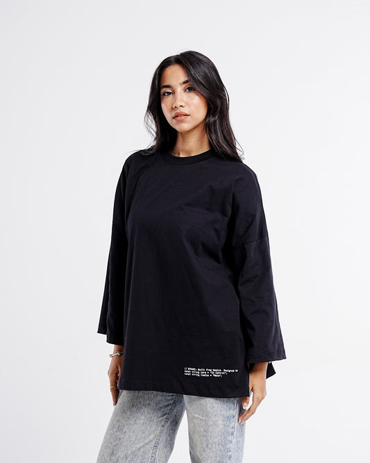 Black Oversized Tshirt