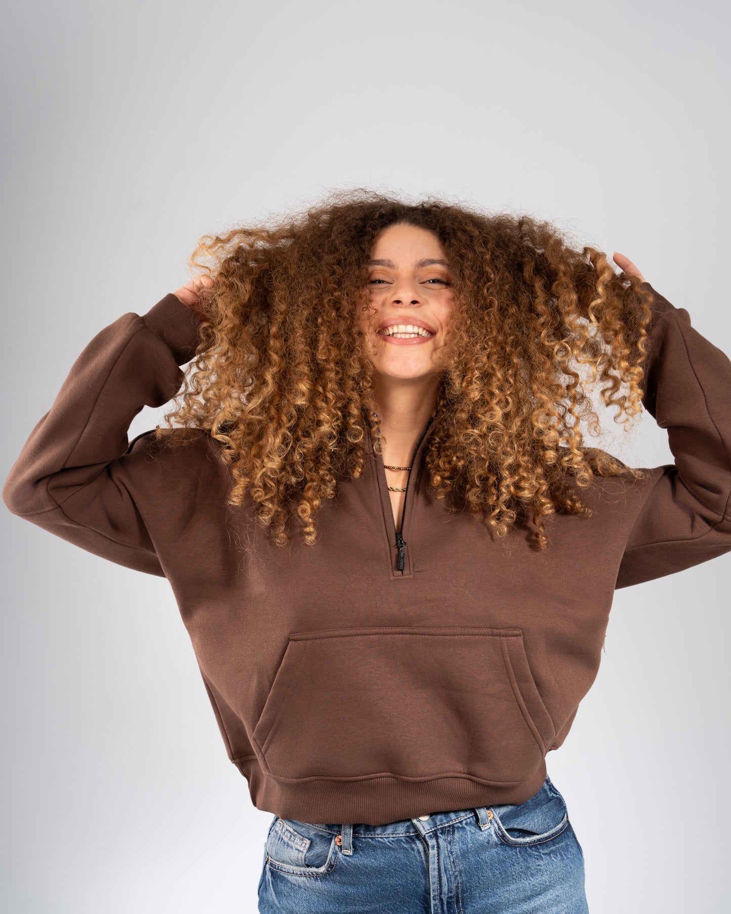 The Cozy Sweater in Brown