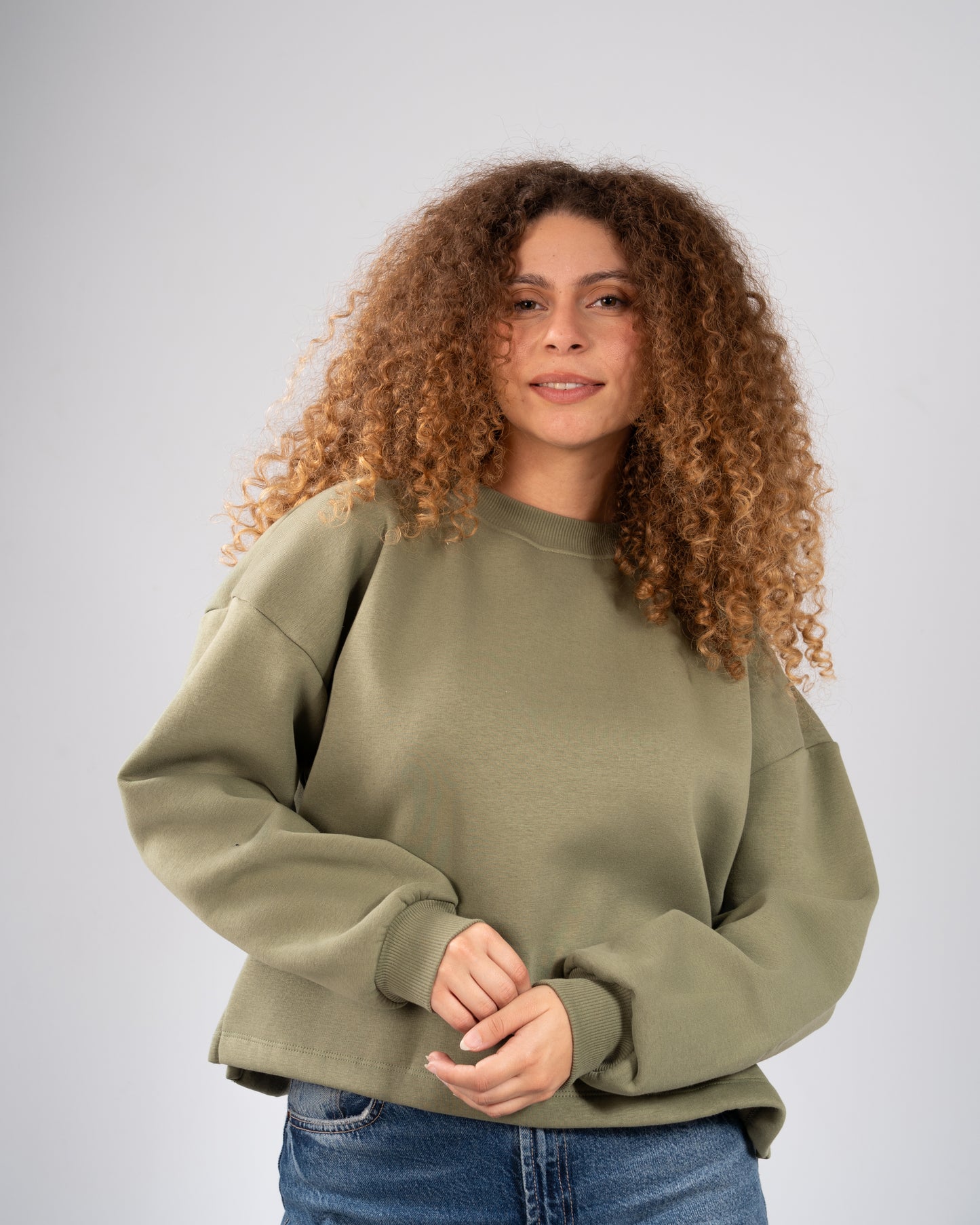 The Essential Winter Crew – Olive