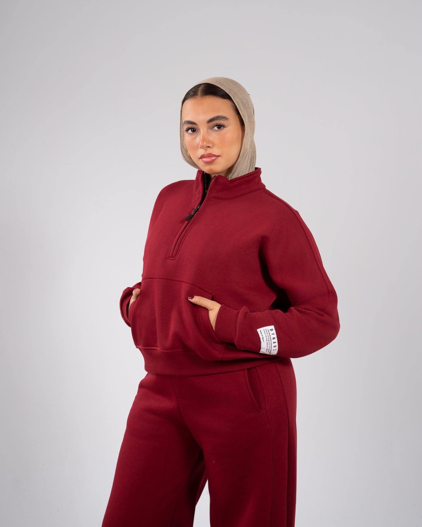 The Cozy Sweater in Burgundy