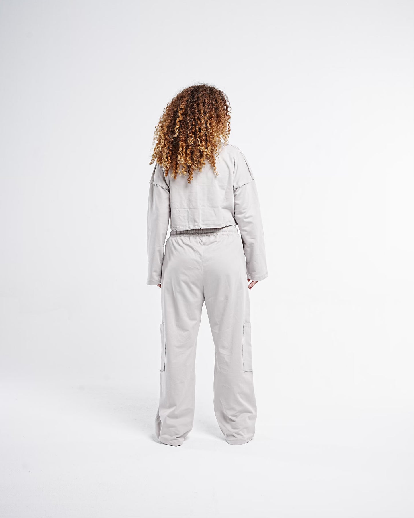 Grey Cropped Set (Tshirt Only)